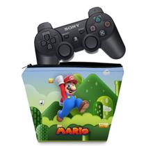 Capa Compatível PS3 Controle Case - Mario & Luigi - Pop Arte Skins