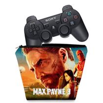 Capa Compatível PS3 Controle Case - Max Payne 3 - Pop Arte Skins