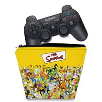 Capa Compatível PS3 Controle Case - Simpsons - Pop Arte Skins