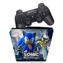 Capa Compatível PS3 Controle Case - Sonic Black Knight