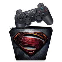 Capa Compatível PS3 Controle Case - Superman