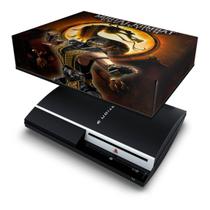 Capa Compatível PS3 Fat Anti Poeira - Mortal Kombat b - Pop Arte Skins