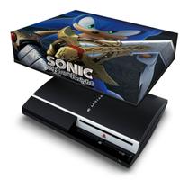 Capa Compatível PS3 Fat Anti Poeira - Sonic Black Knight - Pop Arte Skins