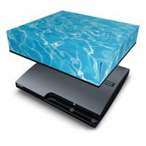 Capa Compatível PS3 Slim Anti Poeira - Aquático Água