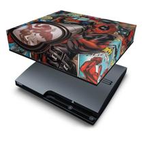 Capa Compatível PS3 Slim Anti Poeira - Deadpool - Pop Arte Skins