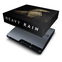 Capa Compatível PS3 Slim Anti Poeira - Heavy Rain - Pop Arte Skins