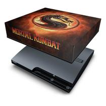 Capa Compatível PS3 Slim Anti Poeira - Mortal Kombat - Pop Arte Skins