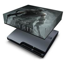Capa Compatível PS3 Slim Anti Poeira - Skyrim - Pop Arte Skins