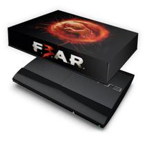 Capa Compatível PS3 Super Slim Anti Poeira - F3ar Fear 3 - Pop Arte Skins