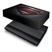 Capa Compatível PS3 Super Slim Anti Poeira - Superman