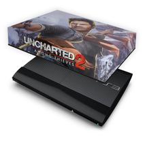 Capa Compatível PS3 Super Slim Anti Poeira - Uncharted 2 - Pop Arte Skins