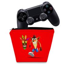 Capa Compatível PS4 Controle Case - Crash Bandicoot
