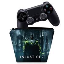 Capa Compatível PS4 Controle Case - Injustice 2 - Pop Arte Skins