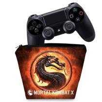 Capa Compatível PS4 Controle Case - Mortal Kombat