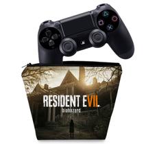 Capa Compatível PS4 Controle Case - Resident Evil 7: Biohazard