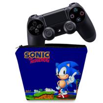 Capa Compatível PS4 Controle Case - Sonic The Hedgehog