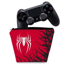 Capa Compatível PS4 Controle Case - Spider-Man Homem Aranha 2 Edition