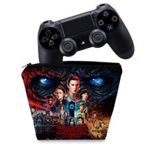 Capa Compatível PS4 Controle Case - Stranger Things