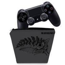 Capa Compatível PS4 Controle Case - The Last Of Us Part 2 II Bundle