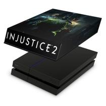 Capa Compatível PS4 Fat Anti Poeira - Injustice 2 - Pop Arte Skins