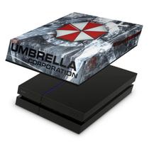Capa Compatível PS4 Fat Anti Poeira - Resident Evil Umbrella