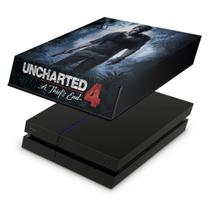 Capa Compatível PS4 Fat Anti Poeira - Uncharted 4