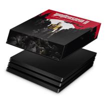 Capa Compatível PS4 Pro Anti Poeira - Wolfenstein 2 New Order