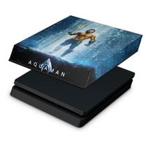 Capa Compatível PS4 Slim Anti Poeira - Aquaman - Pop Arte Skins