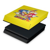 Capa Compatível PS4 Slim Anti Poeira - Sonic Mania
