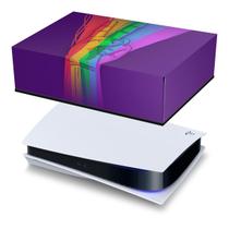 Capa Compatível PS5 Anti Poeira - Rainbow Colors Colorido