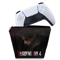 Capa Compatível PS5 Controle Case - Resident Evil 4 Remake