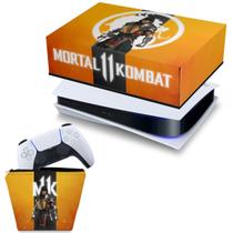 Capa Compatível PS5 Horizontal e Case Controle - Mortal Kombat 11