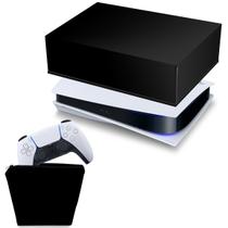Capa Compatível PS5 Horizontal e Case Controle - Preta All Black