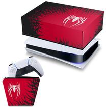 Capa Compatível PS5 Horizontal e Case Controle - Spider-Man Homem Aranha 2 Edition