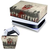 Capa Compatível PS5 Horizontal e Case Controle - The Walking Dead
