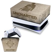 Capa Compatível PS5 Horizontal e Case Controle - Uncharted