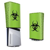 Capa Compatível PS5 Pro Anti Poeira Vertical - Biohazard Radioativo
