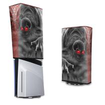 Capa Compatível PS5 Pro Anti Poeira Vertical - Caveira Skull