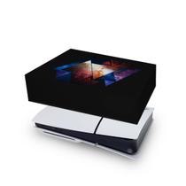 Capa compatível PS5 Slim Horizontal Anti Poeira - Abstrato 90 - Pop Arte Skins
