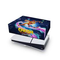 Capa compatível PS5 Slim Horizontal Anti Poeira - Crash Bandicoot 4