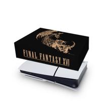 Capa compatível PS5 Slim Horizontal Anti Poeira - Final Fantasy XVI Edition - Pop Arte Skins