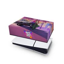 Capa compatível PS5 Slim Horizontal Anti Poeira - GTA 6 VI - Pop Arte Skins