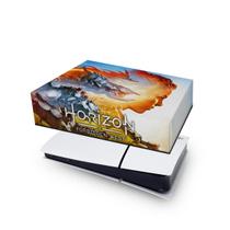 Capa compatível PS5 Slim Horizontal Anti Poeira - Horizon Forbidden West