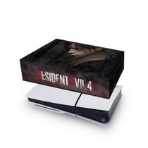 Capa compatível PS5 Slim Horizontal Anti Poeira - Resident Evil 4 Remake - Pop Arte Skins