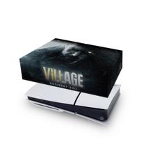 Capa compatível PS5 Slim Horizontal Anti Poeira - Resident Evil Village