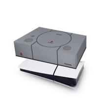 Capa compatível PS5 Slim Horizontal Anti Poeira - Sony Playstation 1
