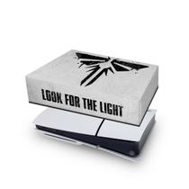 Capa compatível PS5 Slim Horizontal Anti Poeira - The Last Of Us Firefly - Pop Arte Skins