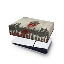 Capa compatível PS5 Slim Horizontal Anti Poeira - The Walking Dead - Pop Arte Skins