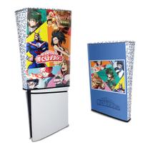 Capa compatível PS5 Slim Vertical Anti Poeira - Boku No Hero Academia