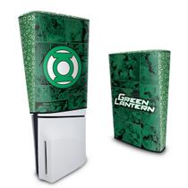 Capa compatível PS5 Slim Vertical Anti Poeira - Lanterna Verde Comics - Pop Arte Skins